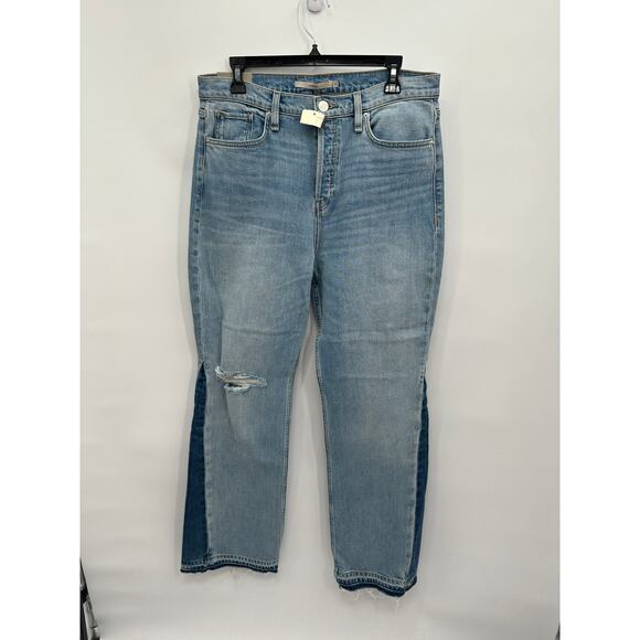 Hudson Faye Ultra High-Rise Flare Petite Jean with Contrast Color // 32 Petite - Picture 5 of 14